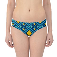 Geometric Abstract Diamond Hipster Bikini Bottoms by tmsartbazaar