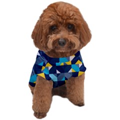 Geometric Hypnotic Shapes Dog T-shirt by tmsartbazaar