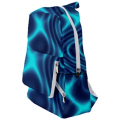 Blue Wave 2 Travelers  Backpack by Sabelacarlos