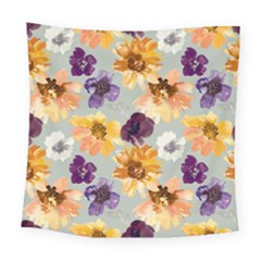 Floral Beauty Square Tapestry (large) by Angelandspot