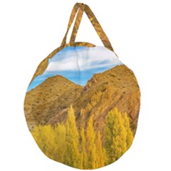 El Leoncito National Park, San Juan Province, Argentina Giant Round Zipper Tote by dflcprintsclothing