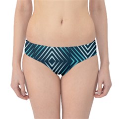 Blue Motif Design Hipster Bikini Bottoms by tmsartbazaar