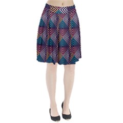 Vintage Motif Design Pleated Skirt by tmsartbazaar