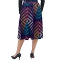 Vintage Motif Design Classic Velour Midi Skirt  View2