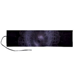 Fractal Flowers Roll Up Canvas Pencil Holder (l) by Sparkle