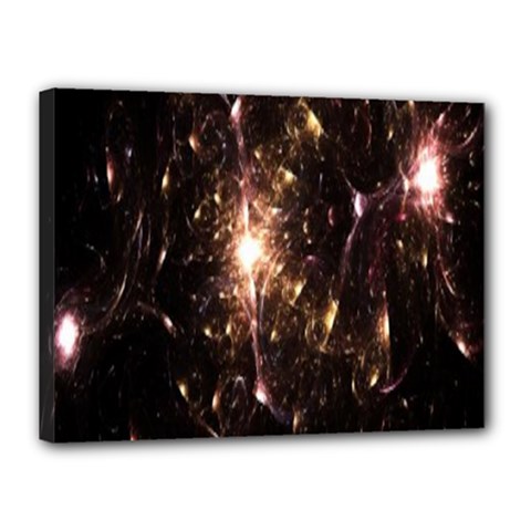 Glowing Sparks Canvas 16  X 12  (stretched) by Sparkle