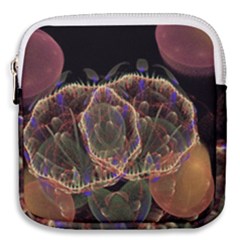 Fractal Geometry Mini Square Pouch by Sparkle