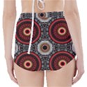 Tribal Aztec Mandala Art High-Waisted Bikini Bottoms View2