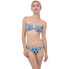 Arabic Geometric Design Pattern  Classic Bandeau Bikini Set by LoolyElzayat