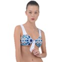 Arabic Geometric Design Pattern  Front Tie Bikini Top View1