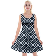 Anchors  Reversible Velvet Sleeveless Dress by Sobalvarro