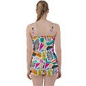 Scandinavian Folk Art Random Fandom Tie Front Two Piece Tankini View2
