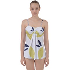 Laser Lemons Babydoll Tankini Set by andStretch