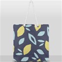 Laser Lemon Navy Full Print Rope Handle Tote (Large) View2
