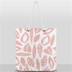Blush Orchard Full Print Rope Handle Tote (large) by andStretch