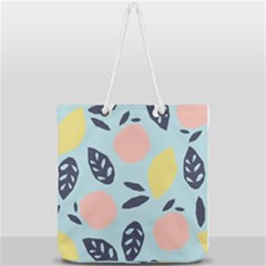 Orchard Fruits Full Print Rope Handle Tote (large) by andStretch