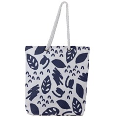 Orchard Leaves Full Print Rope Handle Tote (large) by andStretch