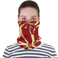 Flowery Fire Face Seamless Bandana (adult) by Janetaudreywilson