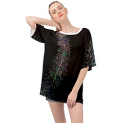 Galaxy Space Oversized Chiffon Top by Sabelacarlos