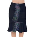 Galaxy Space Short Mermaid Skirt View1