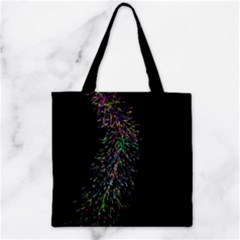 Galaxy Space Zipper Grocery Tote Bag by Sabelacarlos