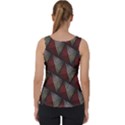 Abstract Zigzag Motif Velvet Tank Top View2