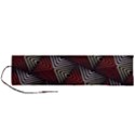 Abstract Zigzag Motif Roll Up Canvas Pencil Holder (L) View1