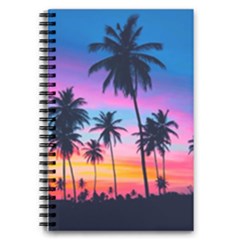 Sunset Palms 5 5  X 8 5  Notebook by goljakoff