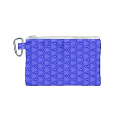 Blue-monday Canvas Cosmetic Bag (small) by roseblue