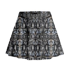 Modern Tribal Geometric Print Mini Flare Skirt by dflcprintsclothing