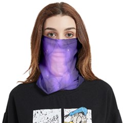 Violet Spark Face Covering Bandana (two Sides) by Sparkle