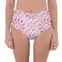 Modern Ornate Pattern Design Reversible High-waist Bikini Bottoms by dflcprintsclothing