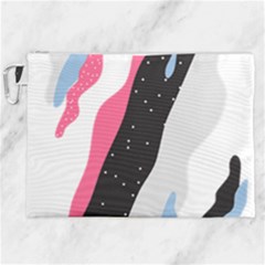 Abstract Space Pattern Design Canvas Cosmetic Bag (xxl) by brightlightarts