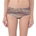 Grunge Surface Print Mid-Waist Bikini Bottoms View1