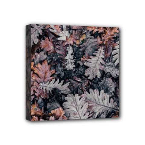 Autumn Leafs Mini Canvas 4  X 4  (stretched) by Sparkle