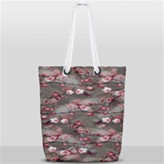 Realflowers Full Print Rope Handle Tote (small) by Sparkle