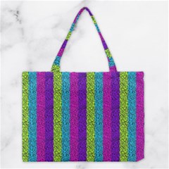 Glitter Strips Medium Tote Bag by Sparkle
