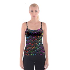 Rainbowwaves Spaghetti Strap Top by Sparkle