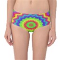 Masaic Colorflower Mid-Waist Bikini Bottoms View1