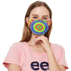 Masaic Colorflower Fitted Cloth Face Mask (adult) by Sparkle