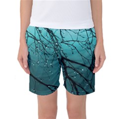 Raindrops Women s Basketball Shorts by Sparkle
