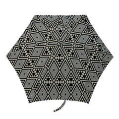 Abstract Boho Style Geometric Mini Folding Umbrellas by tmsartbazaar