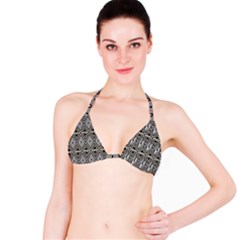 Abstract Boho Style Geometric Bikini Top by tmsartbazaar