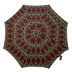Motif Boho Style Geometric Hook Handle Umbrellas (medium) by tmsartbazaar