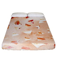 Autumn Abstract Fitted Sheet (king Size) by Angelandspot