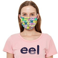 Colorful Cat Lover  Cloth Face Mask (adult) by kellehco