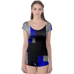 Abstract Tiles  Boyleg Leotard  by essentialimage