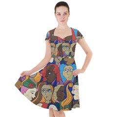 Wowriveter2020 Cap Sleeve Midi Dress by Kritter