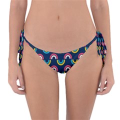 Geo Rainbow Stroke Reversible Bikini Bottom by tmsartbazaar