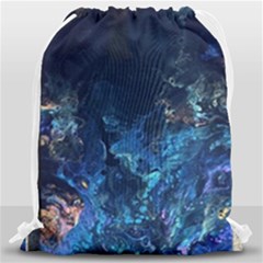  Coral Reef Drawstring Bag (large) by CKArtCreations